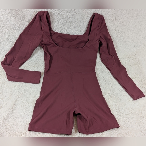 SET Active Long Sleeve Dusty- Rose Bodysuit - Picture 2 of 4